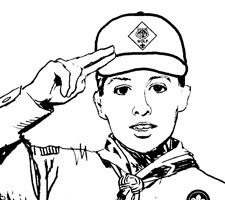 Cub Scout salute