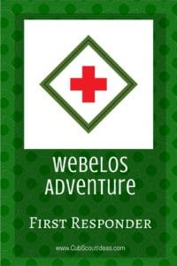 Webelos First Responder