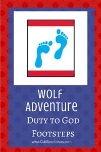 Wolf Duty to God Footsteps