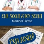 Cub Scout & Boy Scout medical form explained