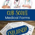 Cub Scout medical form explained