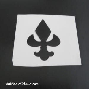 Vinyl outline for Cub Scout Leader appreciation gifts