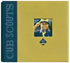 Cub Scout scrapbook album