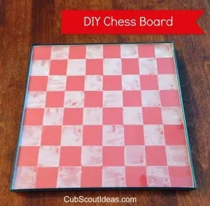 chess board red