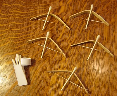 popsicle stick bows and arrows