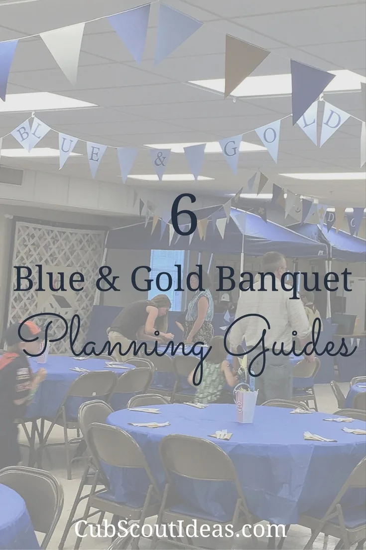 blue and gold banquet planning guides