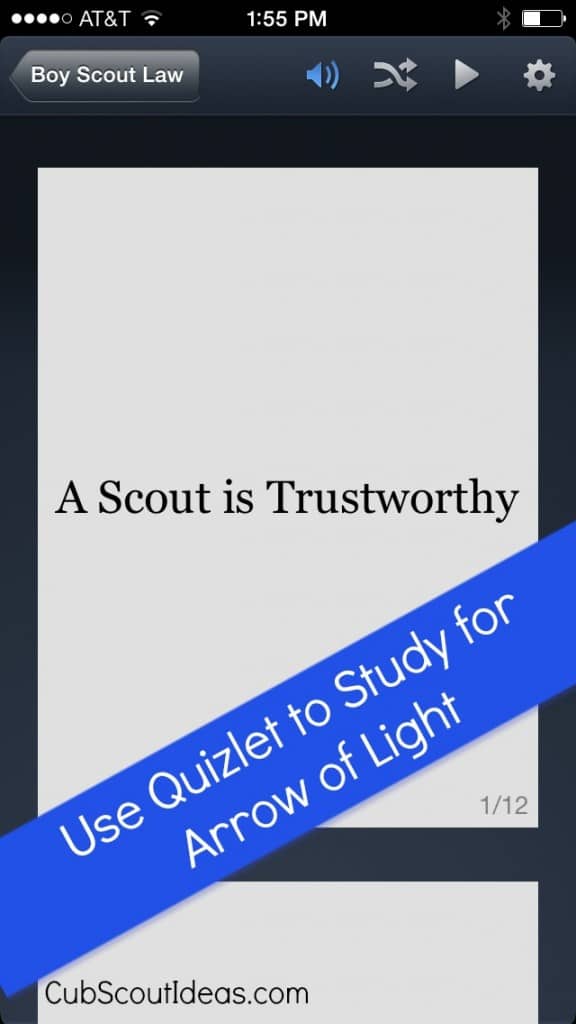 Quizlet Set - Boy Scout Law