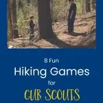 more hiking games for Cub Scouts