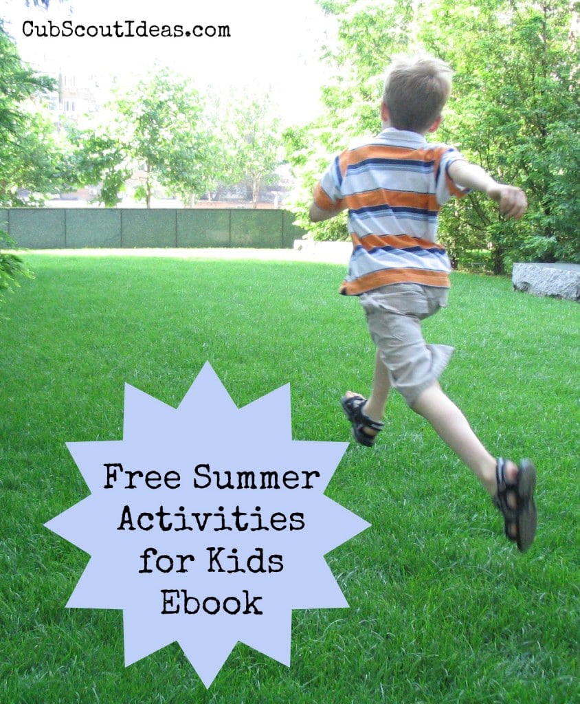 free summer activities for kids ebook