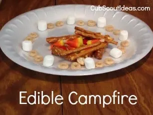 cub scout edible campfire
