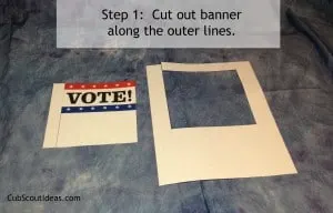 vote banner step 1
