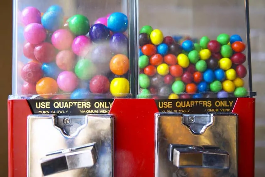 bubble gum machines