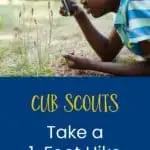 Cub Scouts take 1 foot hike