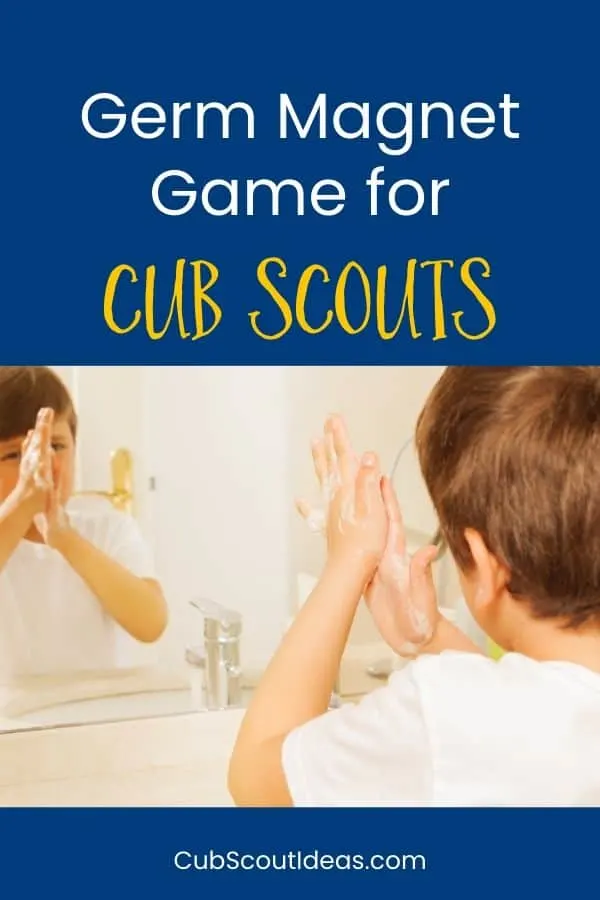 cub scout germ magnet game