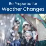 cub scouts prepare for weather changes