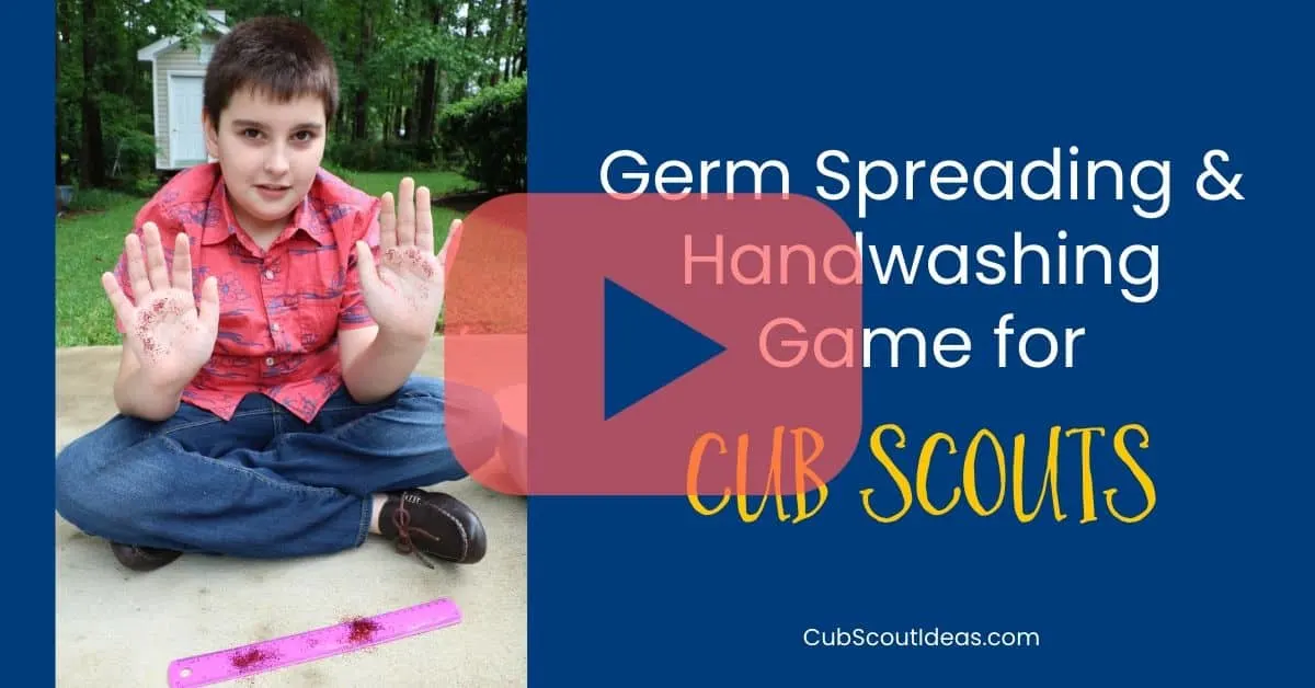 germ spreading game for cub scouts video