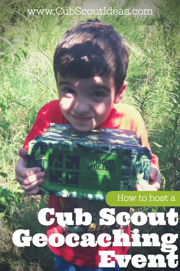 cub scout geocaching event