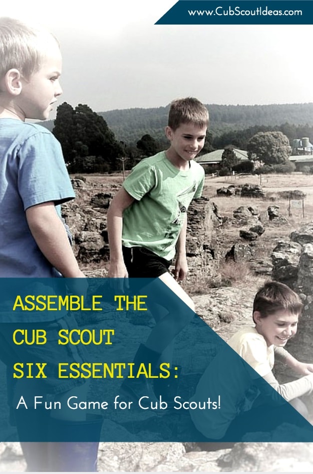 Cub Scout Six Essentials Game