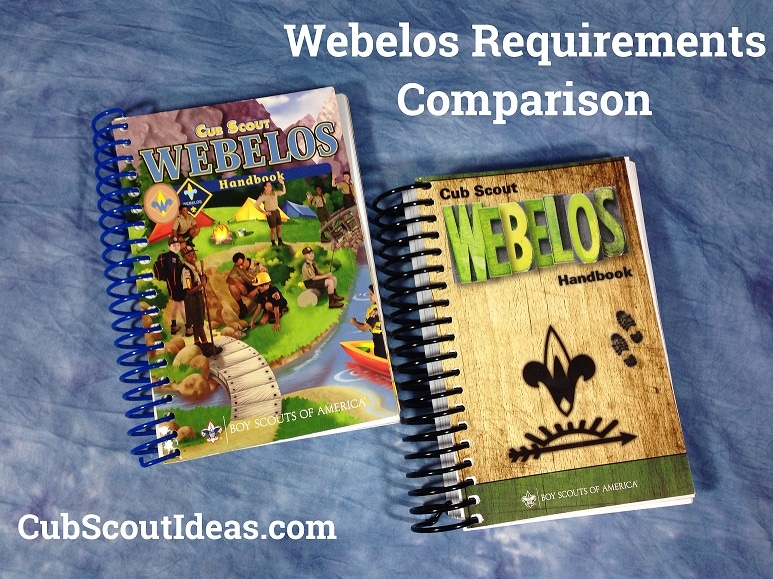 webelos requirements comparison