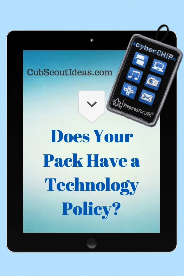 Cub Scout Pack Technology Policy