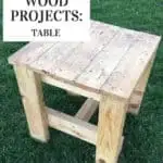 cub scout woodworking table