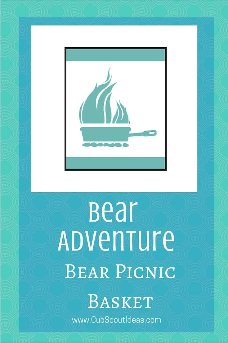 Bear Cub Scout Bear Picnic Basket
