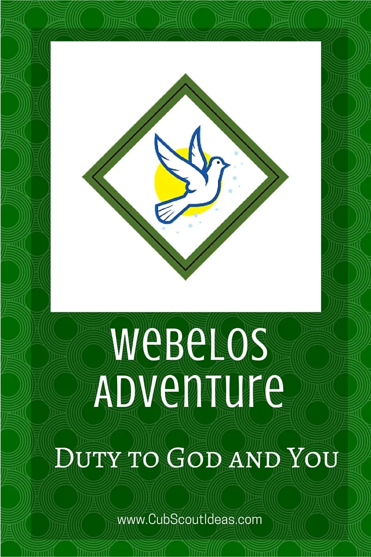 Webelos Duty to God and You