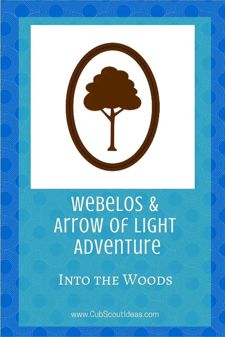 Webelos Arrow of Light Into the Woods