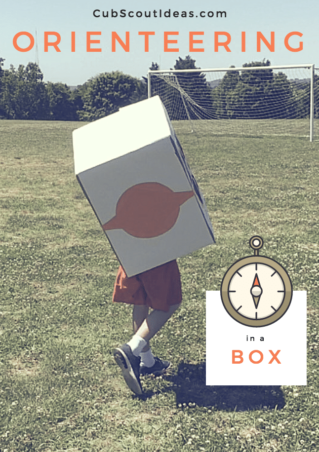 Cub Scout orienteering in a box