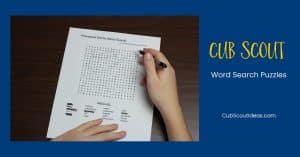 3 Fun &amp; Free Cub Scout Word Search Puzzles to Download