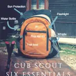 cub scout six essentials for hiking