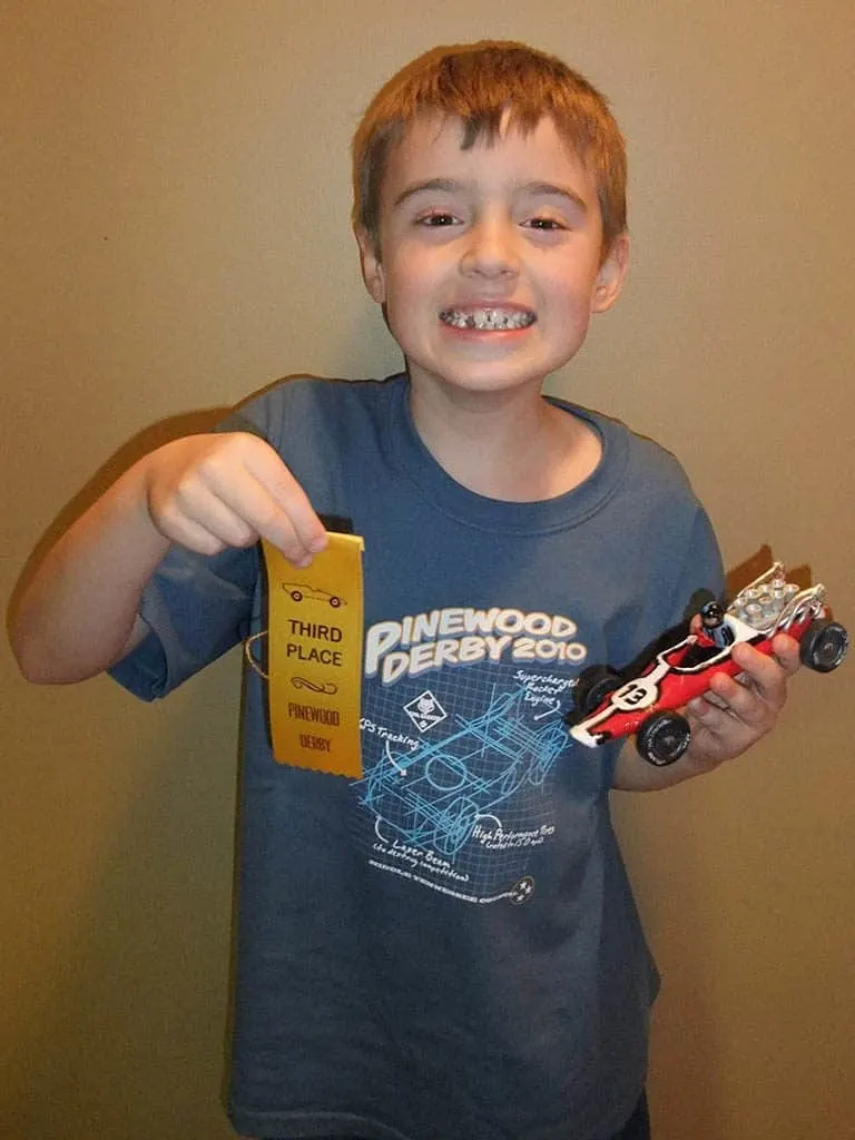 first cub scout pinewood derby