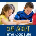 cub scout time capsule questionnaire