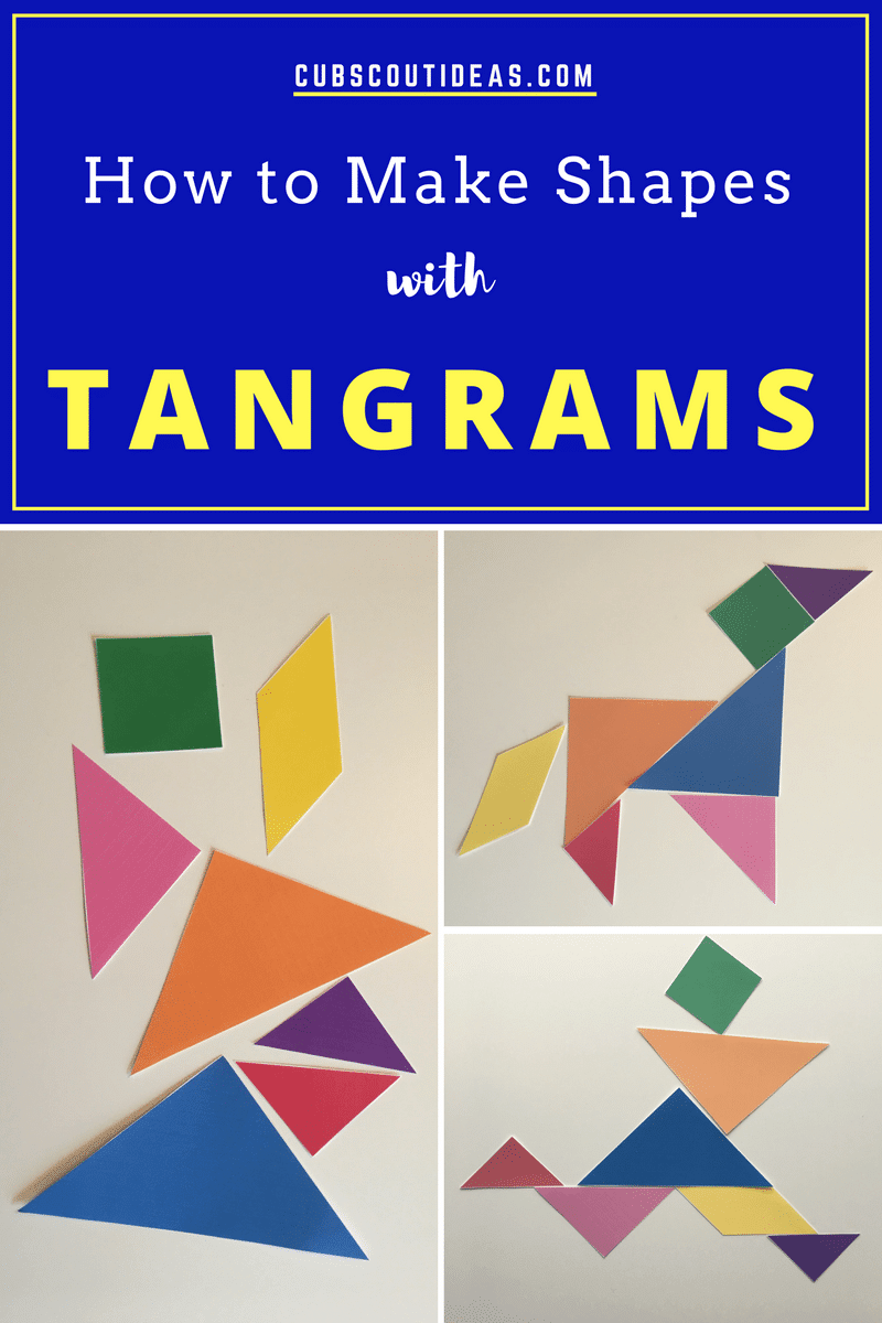 make shapes with tangrams