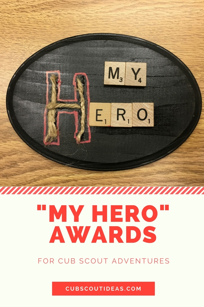 my hero plaque