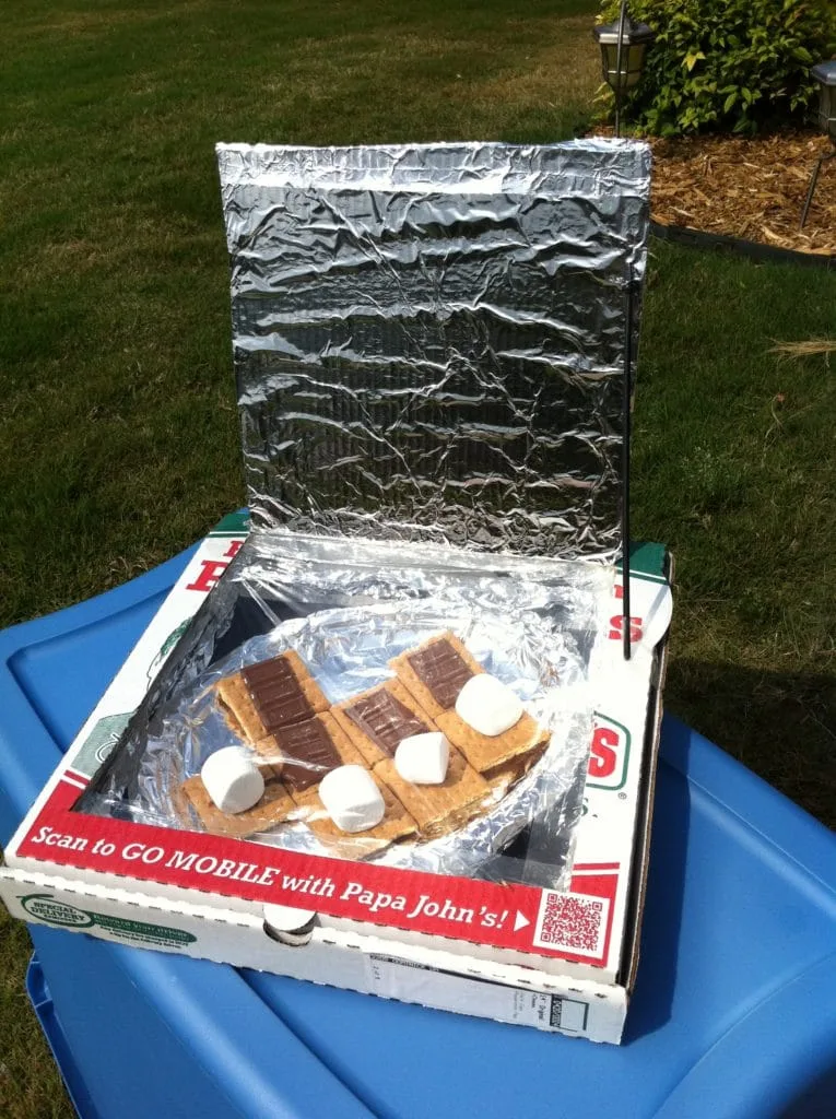 pizza box oven smores for summertime pack award