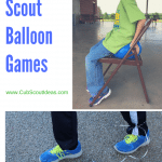 Cub Scout games with balloons