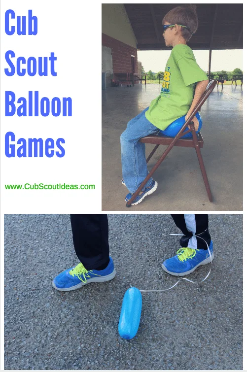 cub scout balloon games