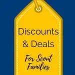 cub scout discounts