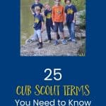 25 important cub scout terms
