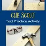 tool practice activity for Cub Scouts