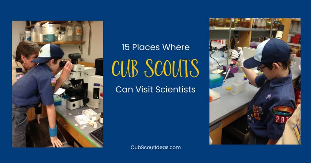 Cub Scouts Visit Scientists f
