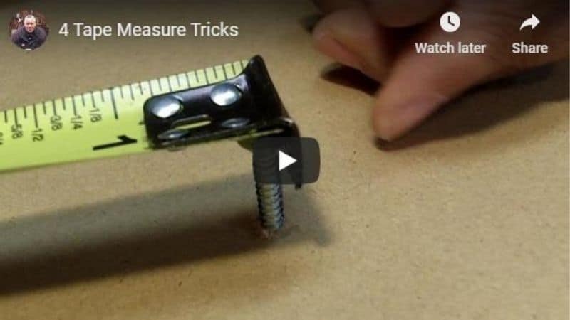 tape measure tricks video