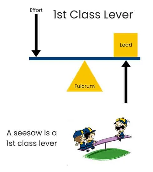 1st class lever for cub scouts example