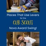 Nova Swing places that use levers Cub Scout