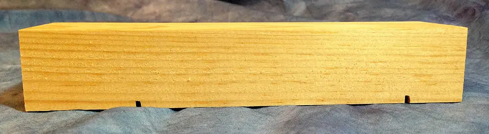 pinewood derby wooden block