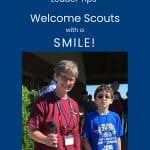 Cub Scout welcome with a smile
