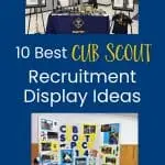 Cub Scout recruitment displays