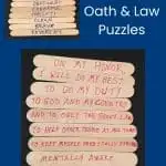 Cub Scout Oath and Law Puzzles