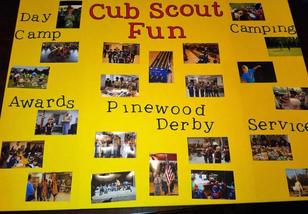 my Cub Scout display board